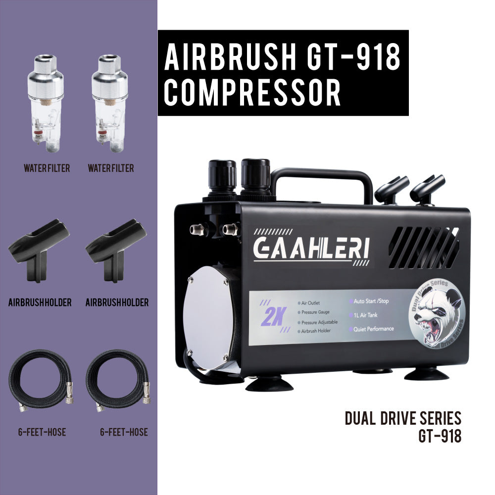 Dual Drive Series Airbrush Kit Compressor GT-918 only