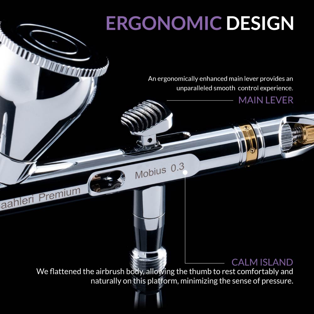 Premium Series GHPM-Mobius 0.3mm + Distance Air Cap + Main Lever T Type Bundle