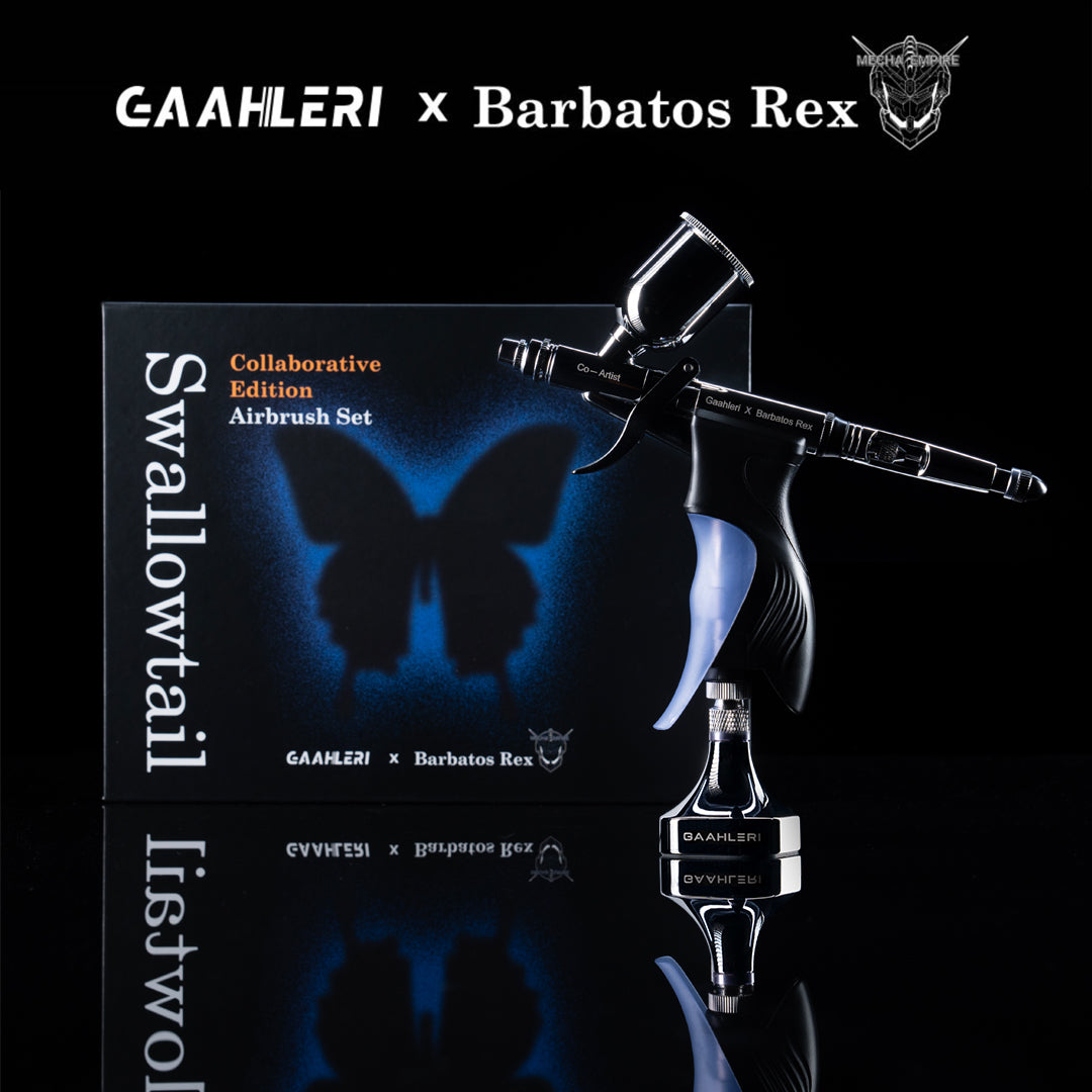 GHAC-Swallowtail & Rex Airbrush + Gaahleri Airbrush Holder